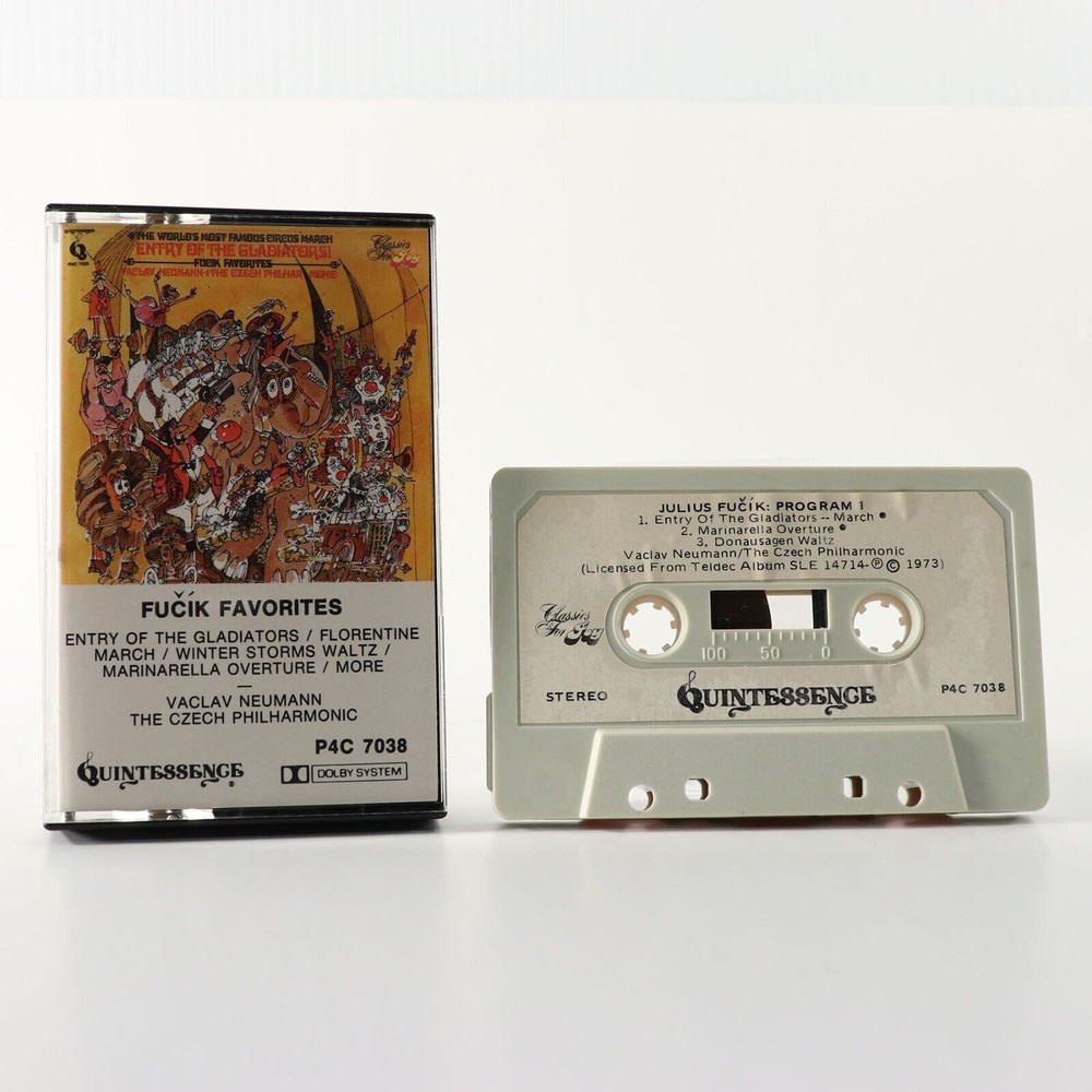 Entry of the Gladiators - Fucik Favorites (Cassette Tape 1977 Quintessence) RARE